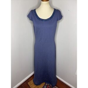 St. John Blue Maxi Dress